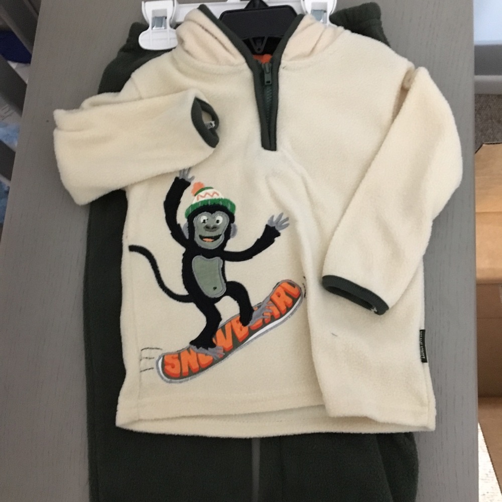Sesame Street fleece outfit